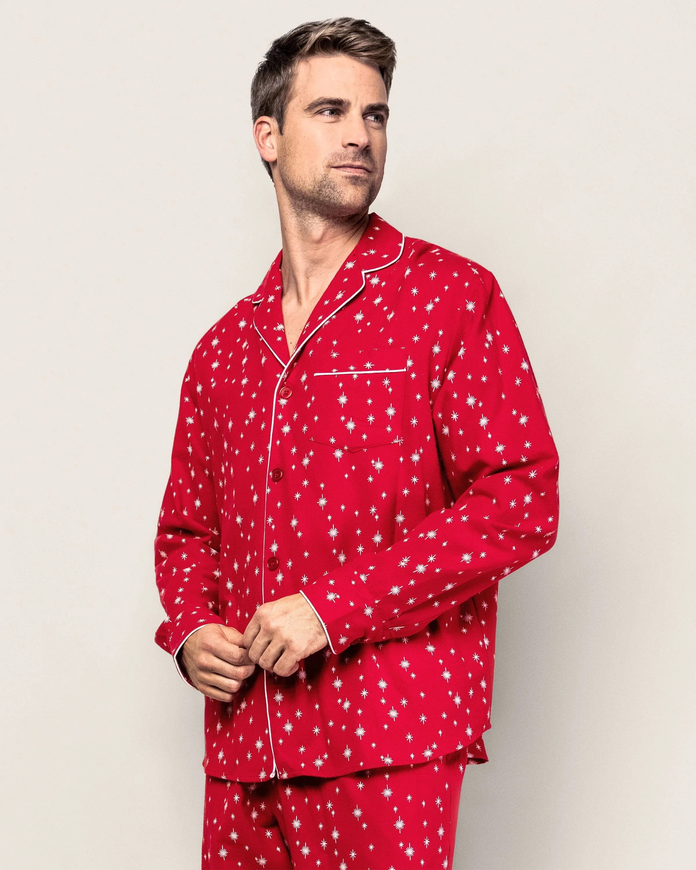 Men's Flannel Pajama Set | Starry Night