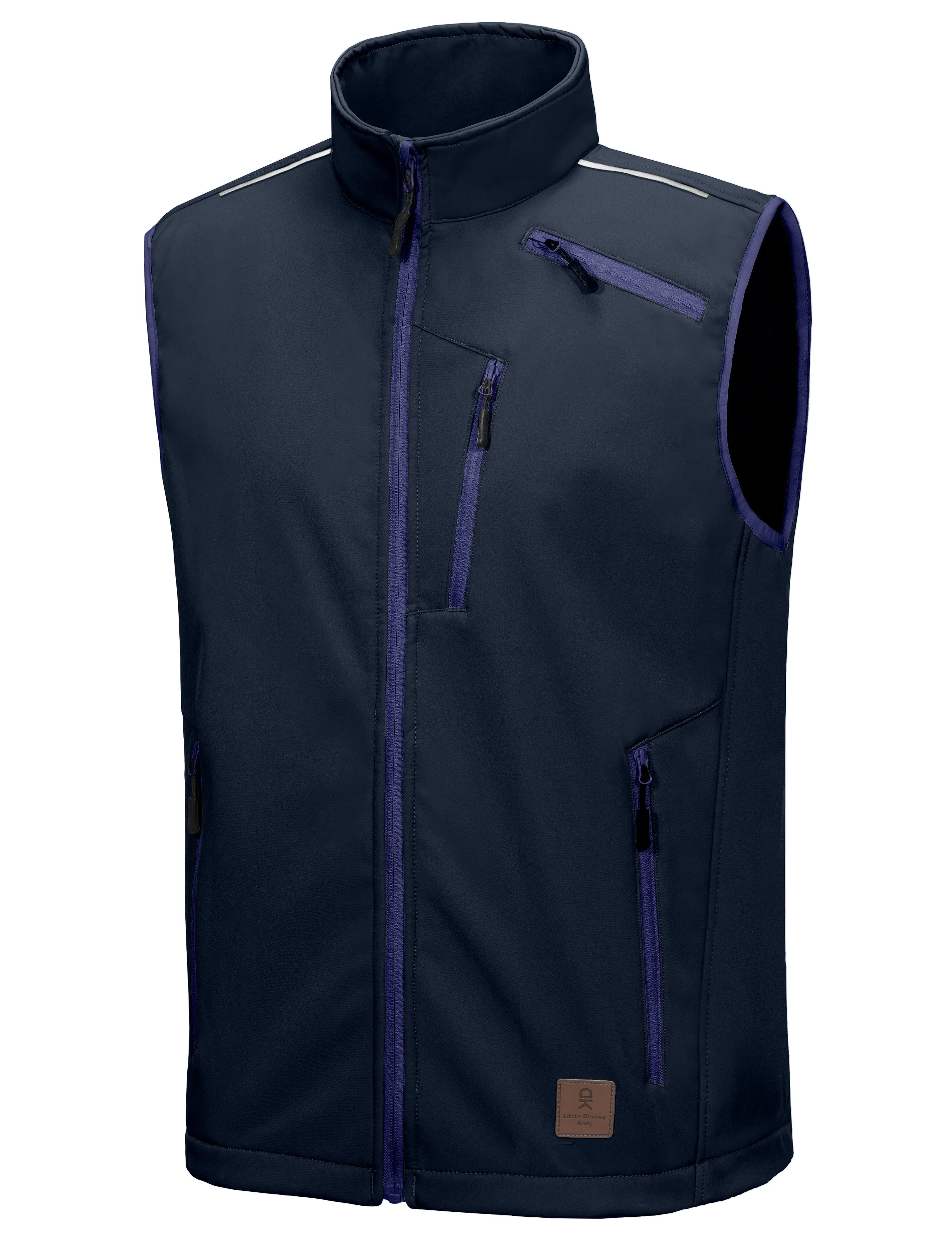 Men's Fleece Lined Softshell Hiking Golf Vest