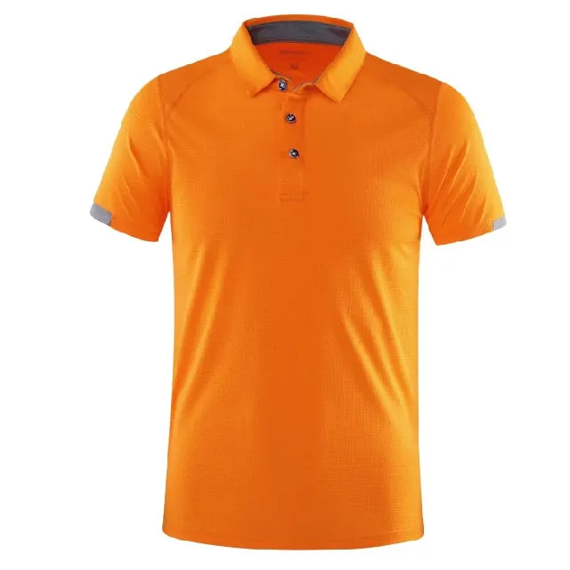 Men's Golf Tennis Outdoor Sportswear Short sleeve polo shirt Badminton T Shirt