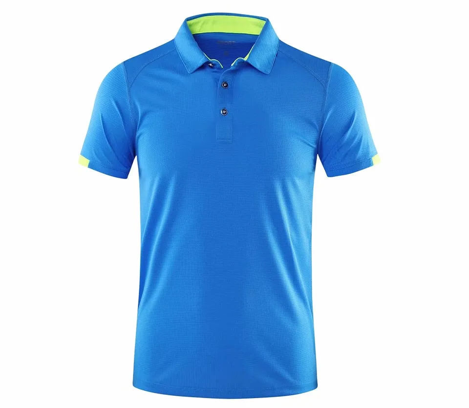 Men's Golf Tennis Outdoor Sportswear Short sleeve polo shirt Badminton T Shirt