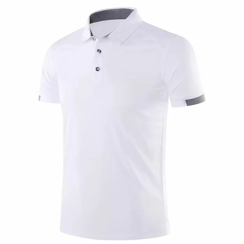 Men's Golf Tennis Outdoor Sportswear Short sleeve polo shirt Badminton T Shirt