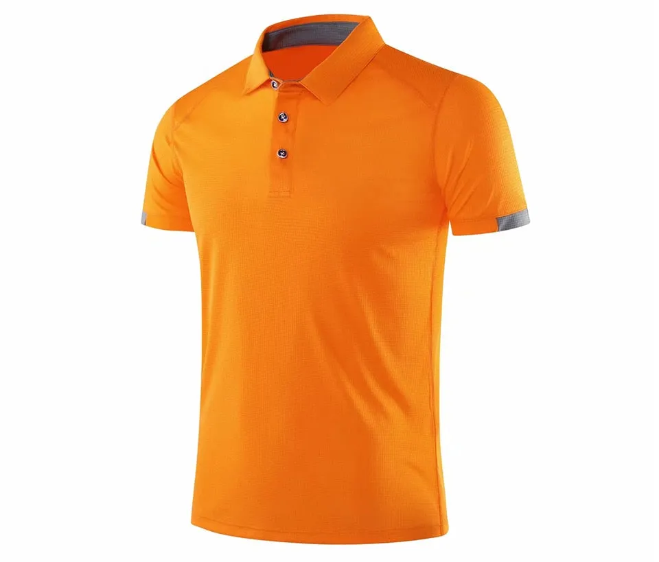 Men's Golf Tennis Outdoor Sportswear Short sleeve polo shirt Badminton T Shirt