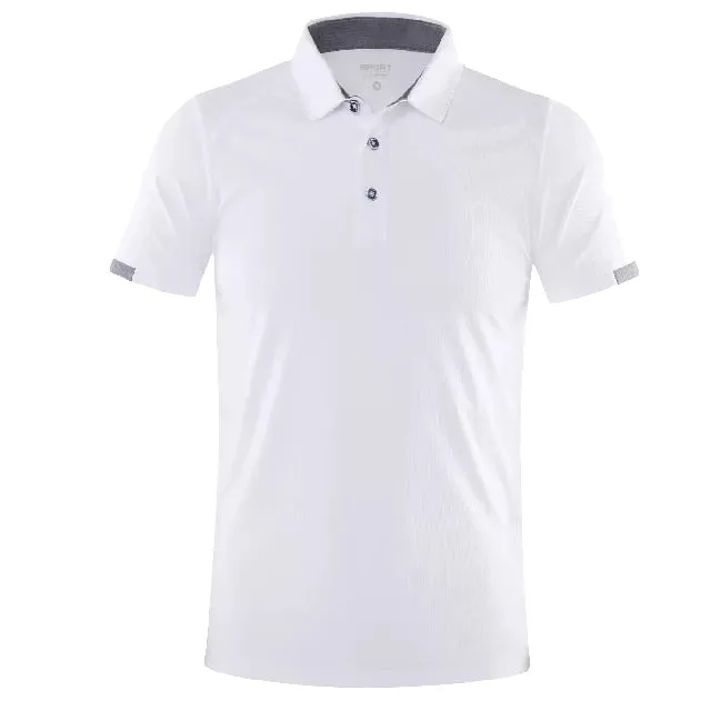 Men's Golf Tennis Outdoor Sportswear Short sleeve polo shirt Badminton T Shirt