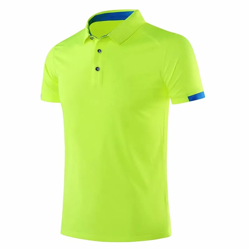 Men's Golf Tennis Outdoor Sportswear Short sleeve polo shirt Badminton T Shirt