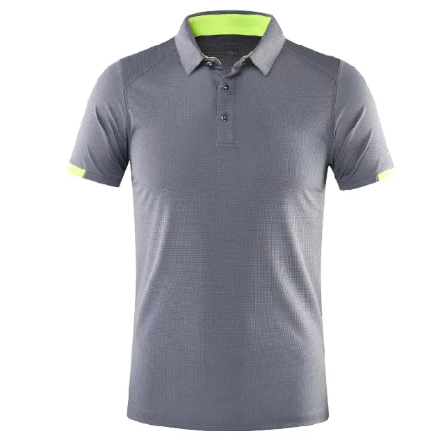 Men's Golf Tennis Outdoor Sportswear Short sleeve polo shirt Badminton T Shirt