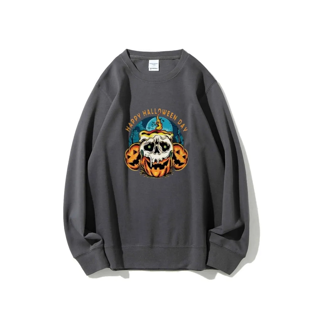 Mens Happy Halloween Day Graphic Sweatshirts