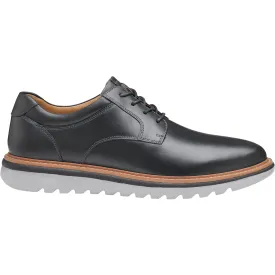 Men's Johnston & Murphy Braydon Plain Toe Black Full Grain Leather