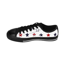 Men's July 4th Sneakers, Low Top Running Tennis Running Party Shoes For Men (US Size: 6-14)