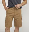 Men's Khaki Cargo Essential Twill Shorts