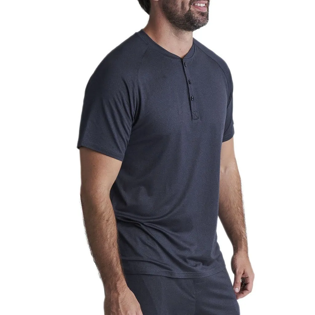 Men's Lounge Henley Shirt - CLOSEOUT