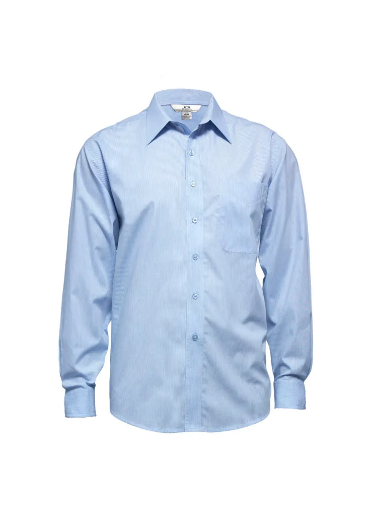 Men's Micro Check Long Sleeve Shirt - SH816