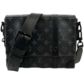 Men's Monogram Eclipse Trunk Messenger Bag Black