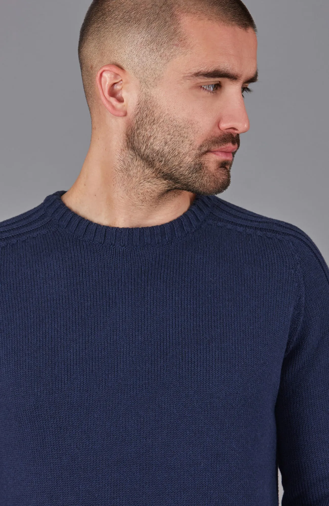 Mens Organic Cotton Crew Neck Jumper