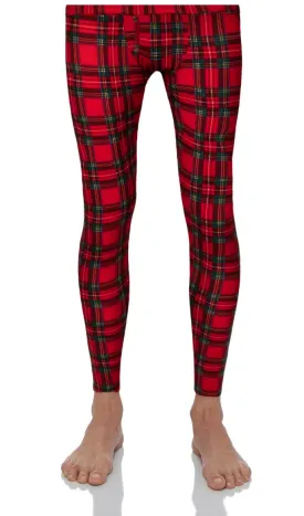 Men's Plaid Series Thermal Bottoms