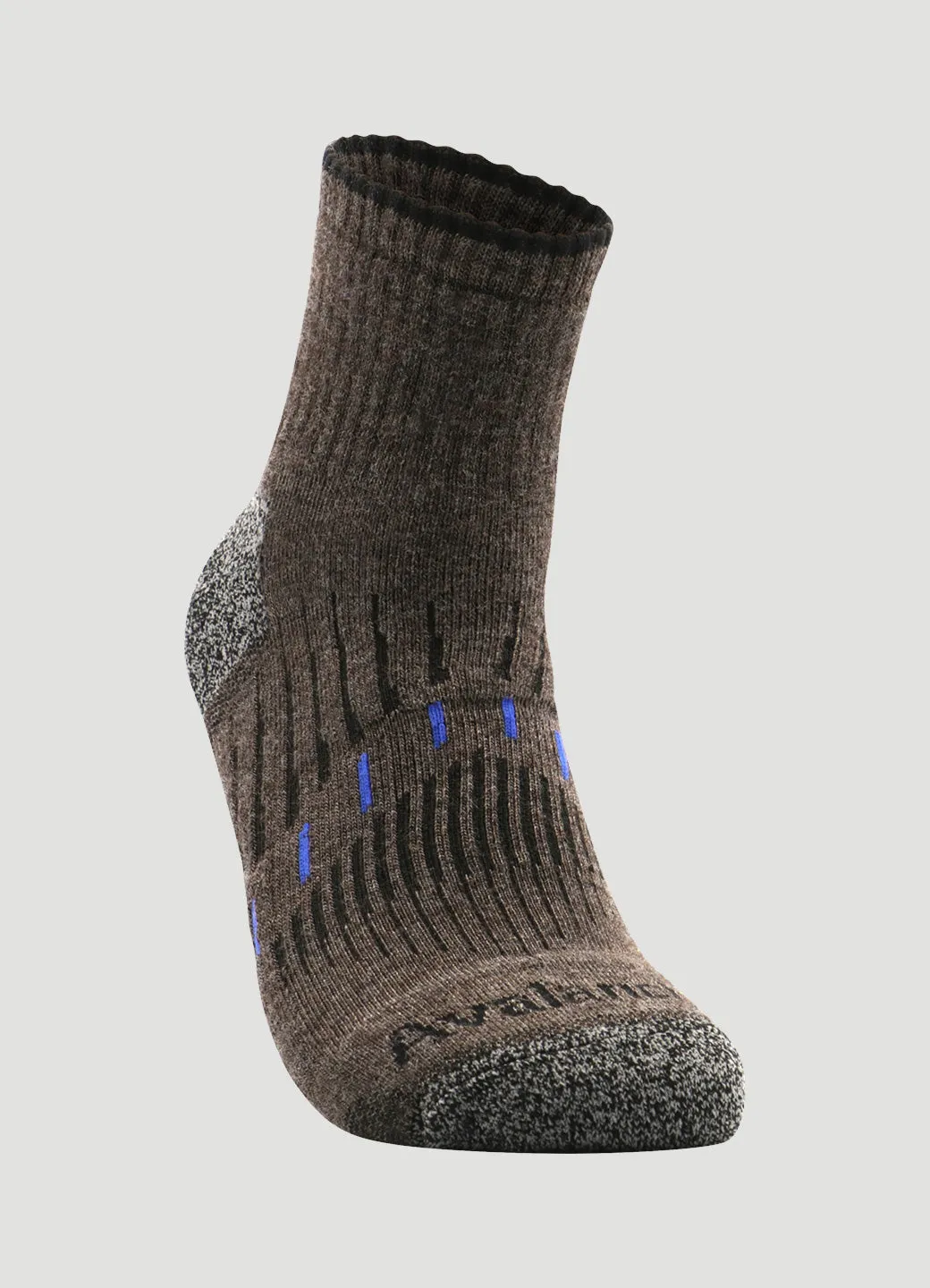 Men's Quick Dry Merino Quarter Crew Socks 2-Pack