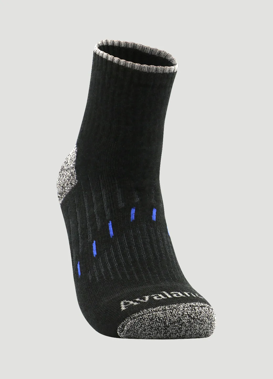 Men's Quick Dry Merino Quarter Crew Socks 2-Pack