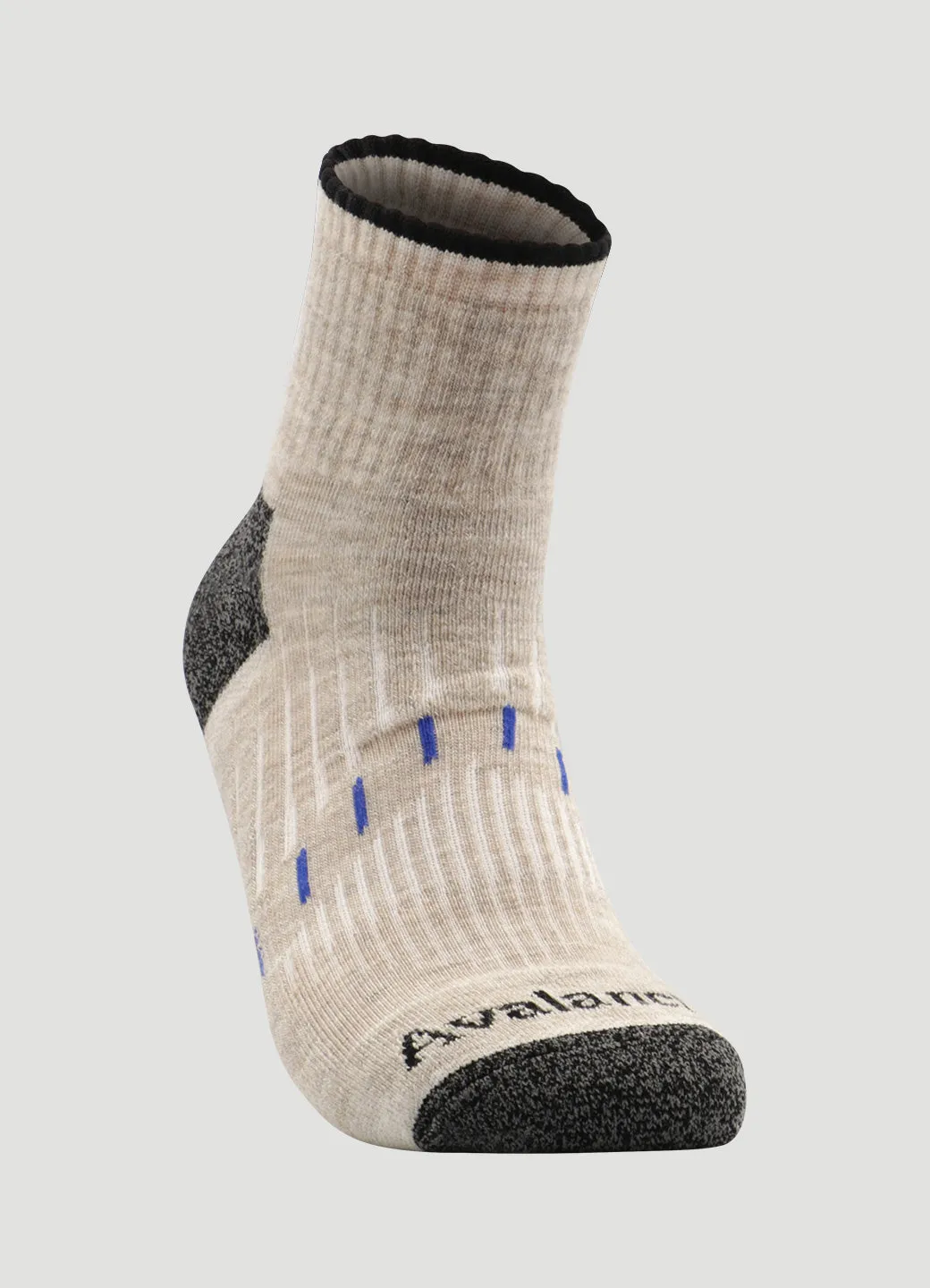 Men's Quick Dry Merino Quarter Crew Socks 2-Pack