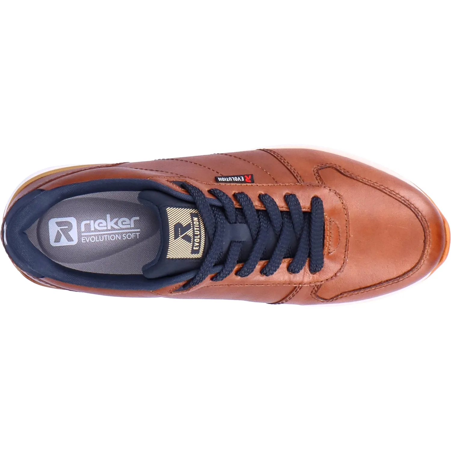 Men's Rieker 07605-25 Rabea Muskat/Pazifik Leather