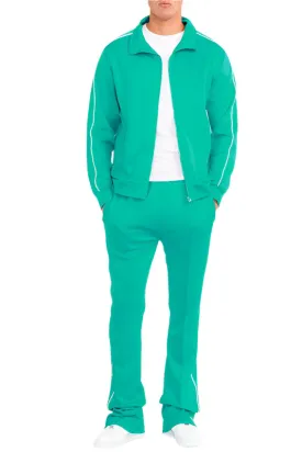 Mens Side Pipe Track Jacket and Pants Set