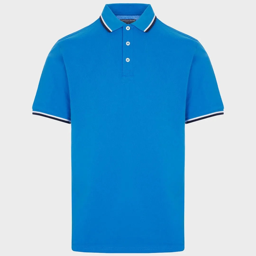 Men`s Tipped Collar Polo