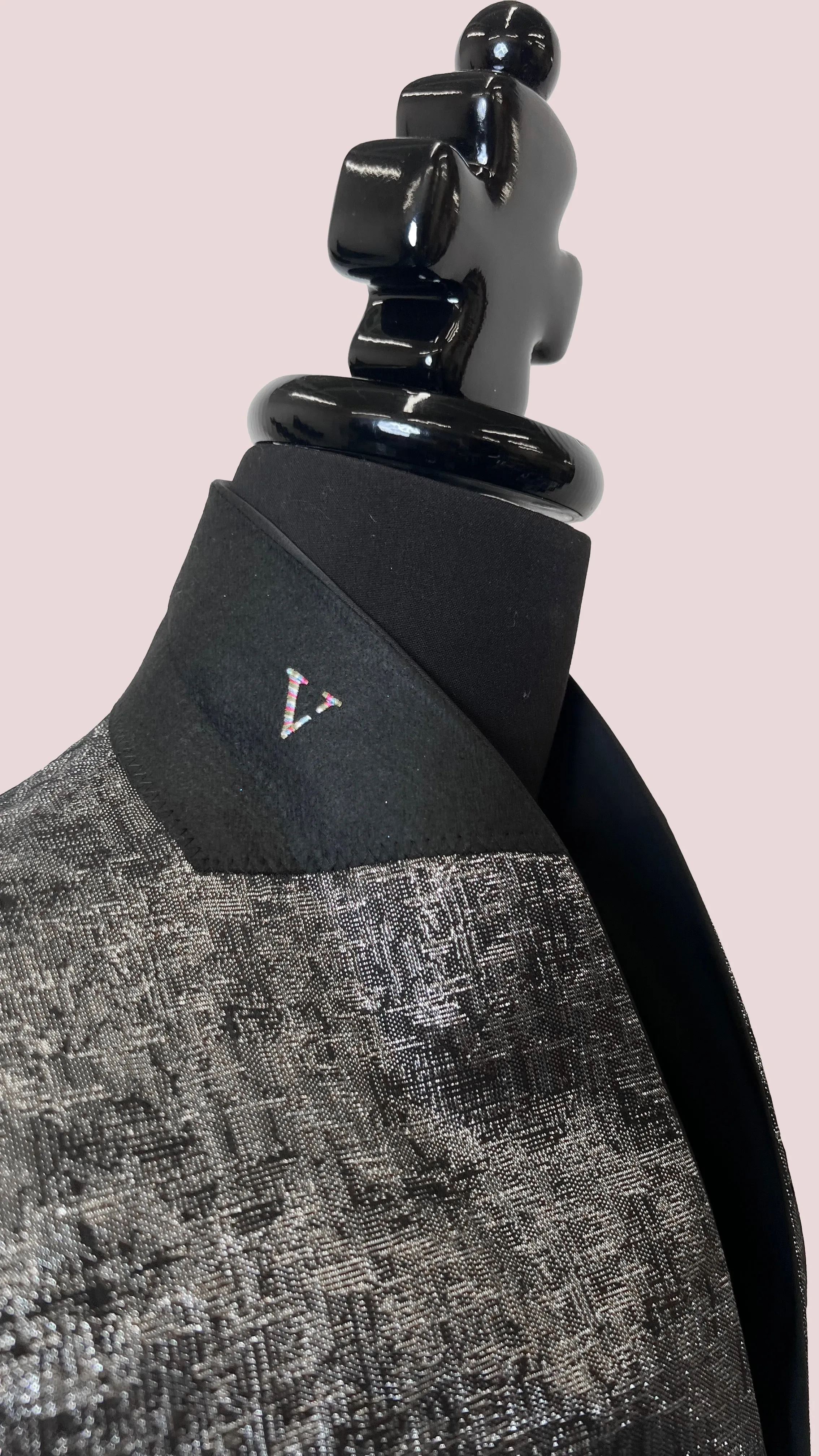 Men's Tuxedo Blazer with Jacquard Lining by Vercini