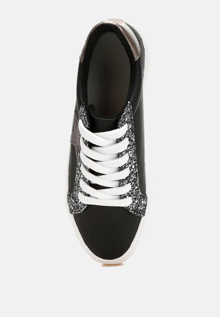 Merida Glitter Patch Chunky Sneakers