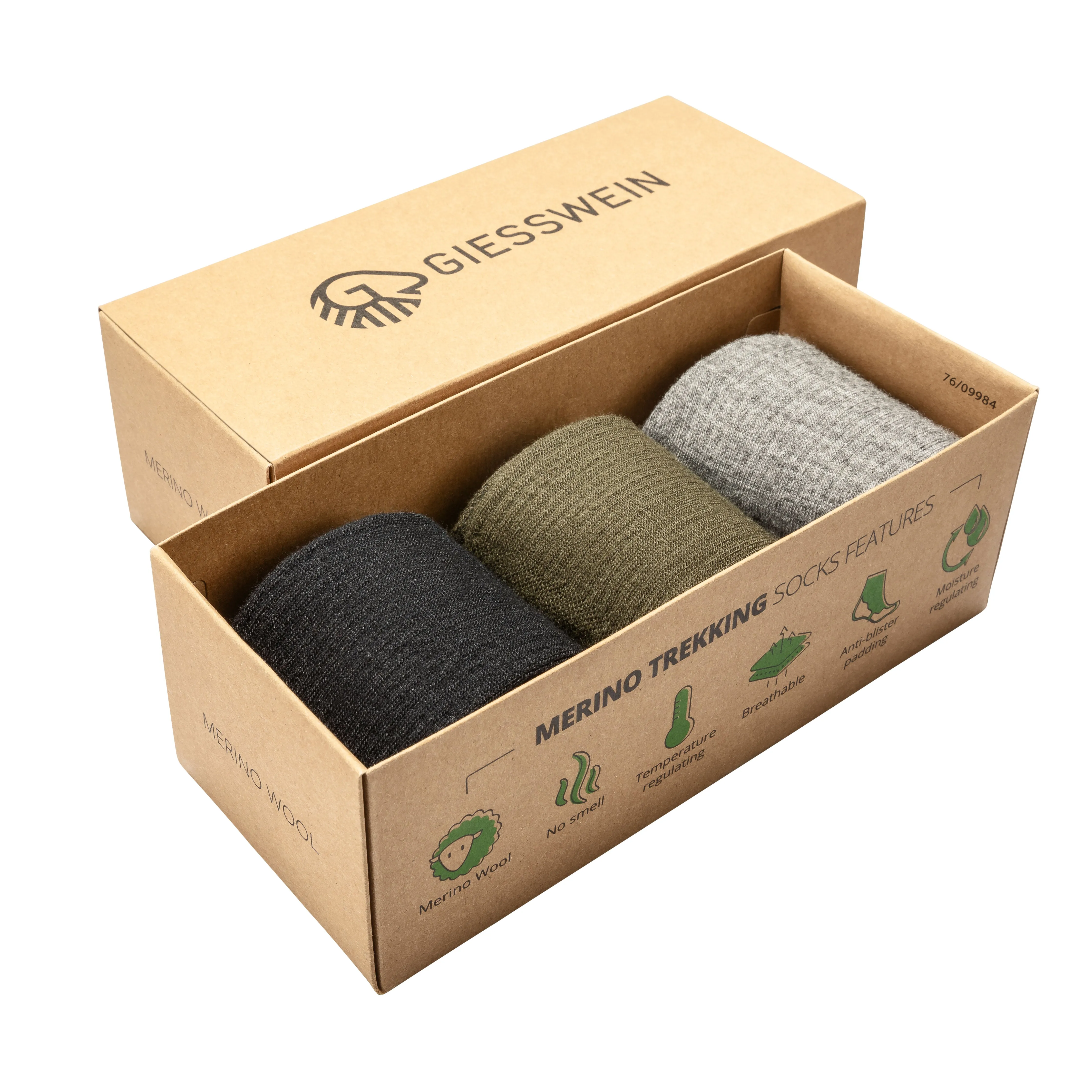 Merino Hiking Socks (Pack of Three)