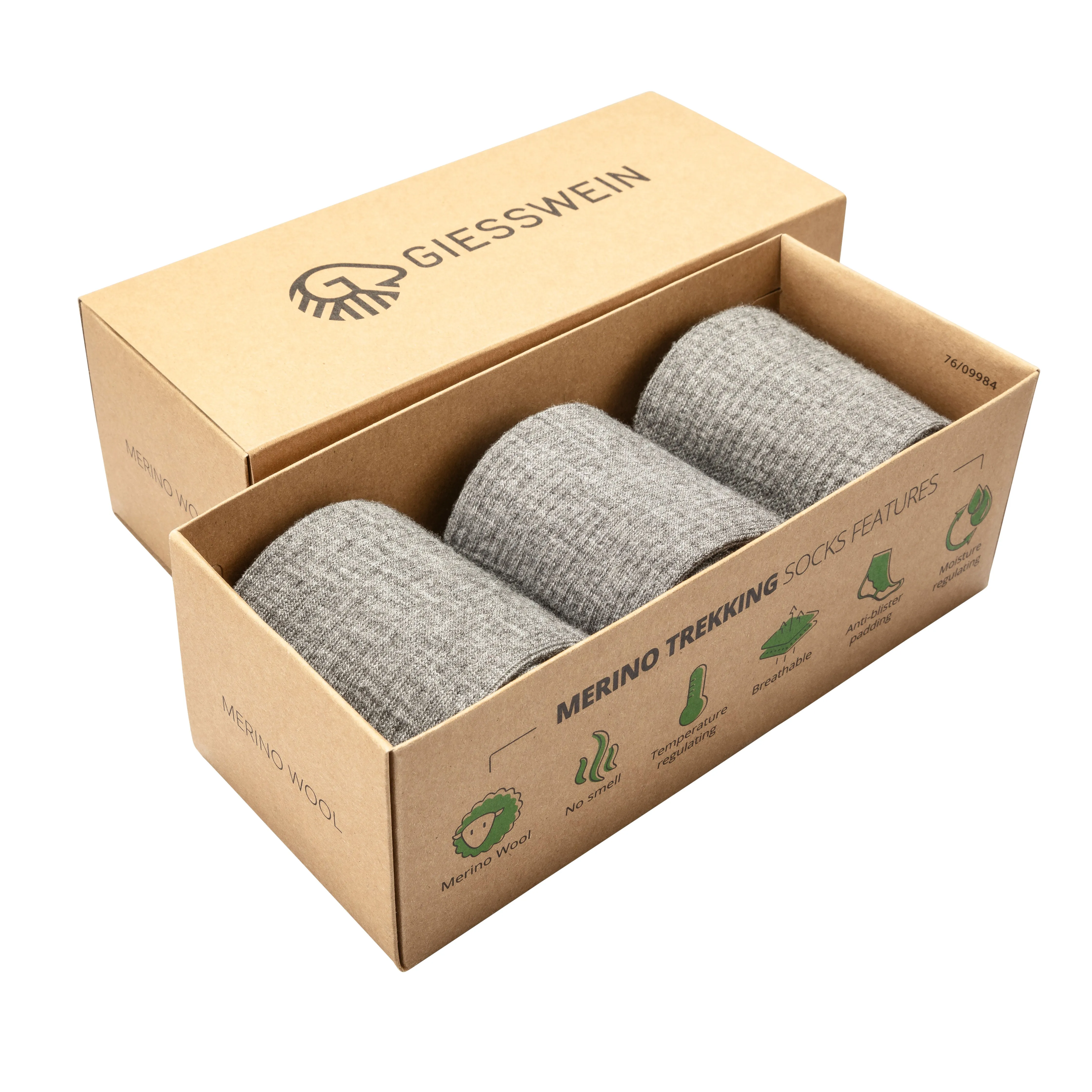 Merino Hiking Socks (Pack of Three)