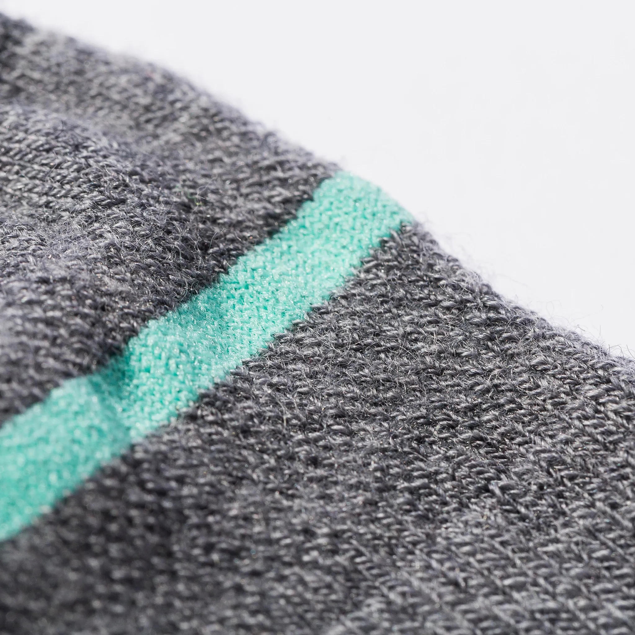 Merino Wool Crew Sock in Heather Gray