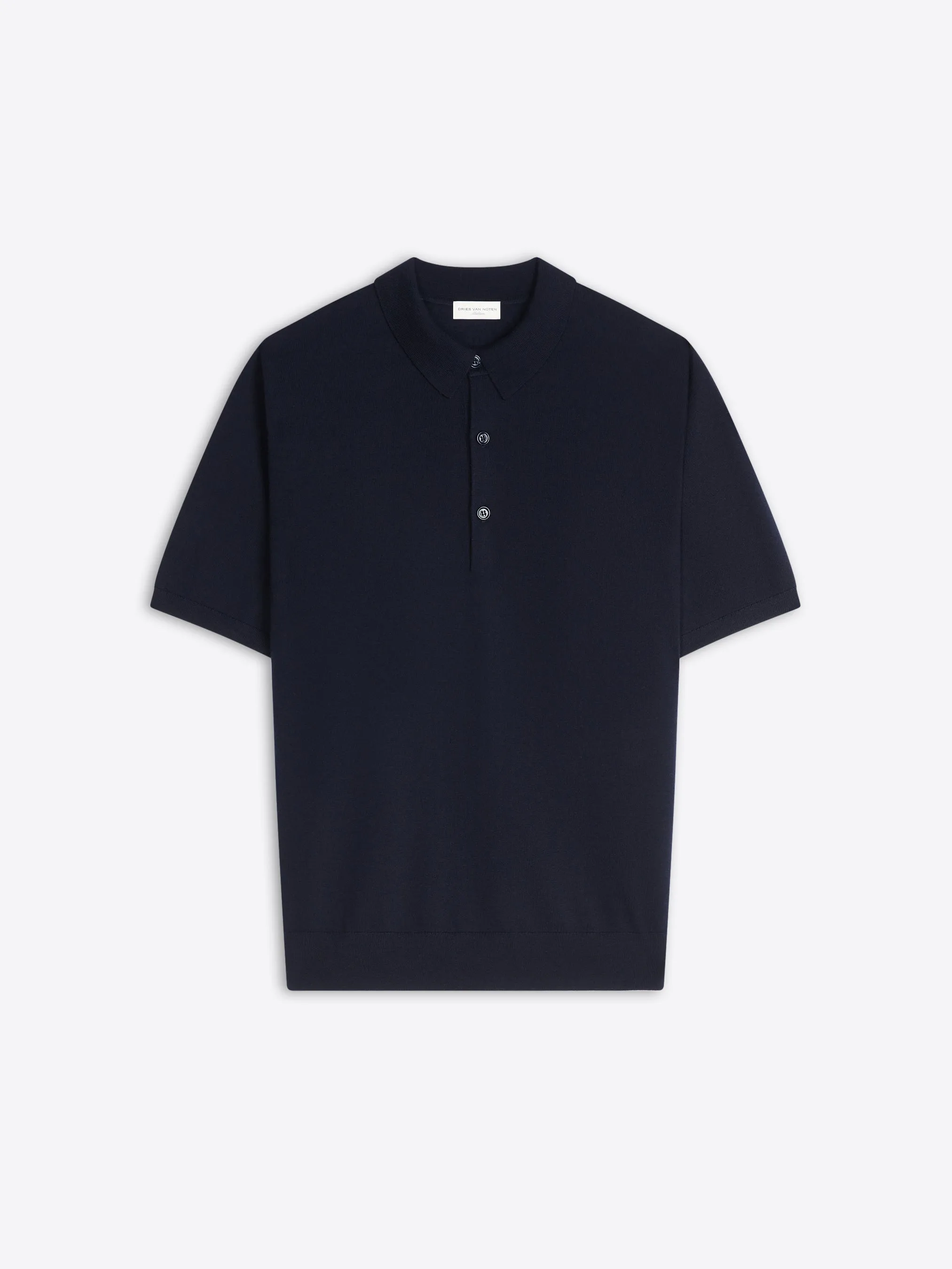 Merino wool polo shirt