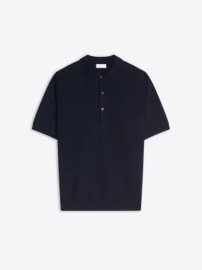 Merino wool polo shirt