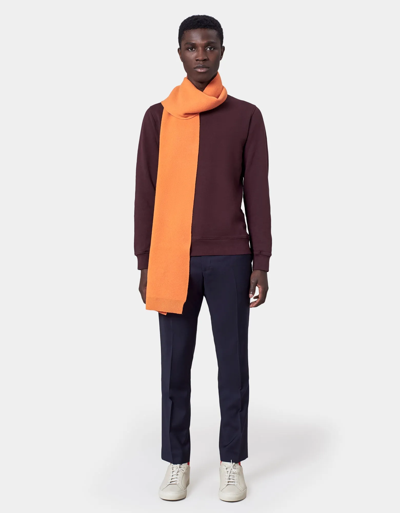 Merino Wool Scarf - Rosewood Mist