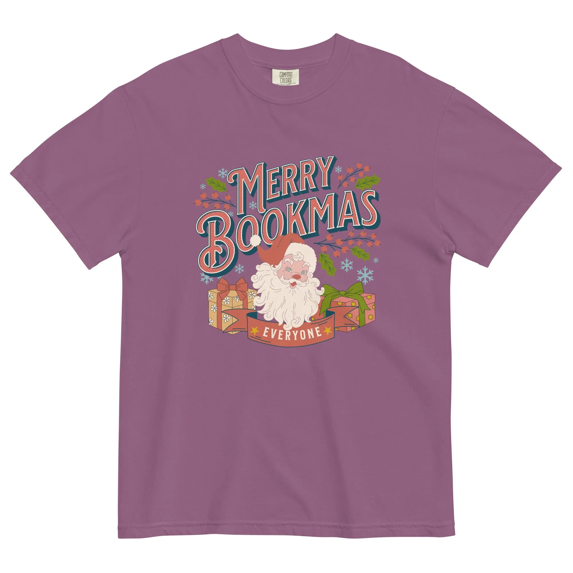 Merry Bookmas Christmas T-shirt