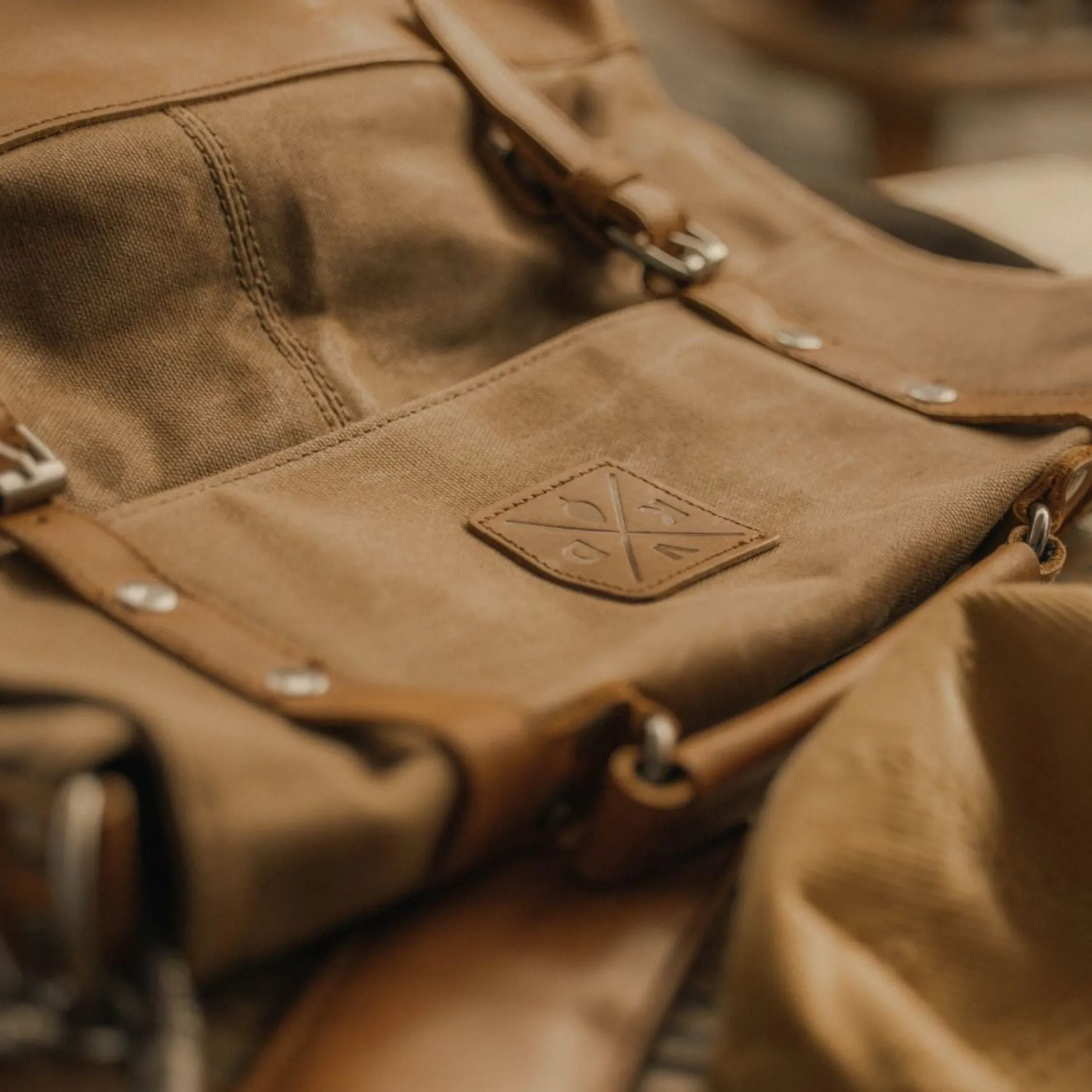 Mersey - Waxed Canvas Messenger Bag