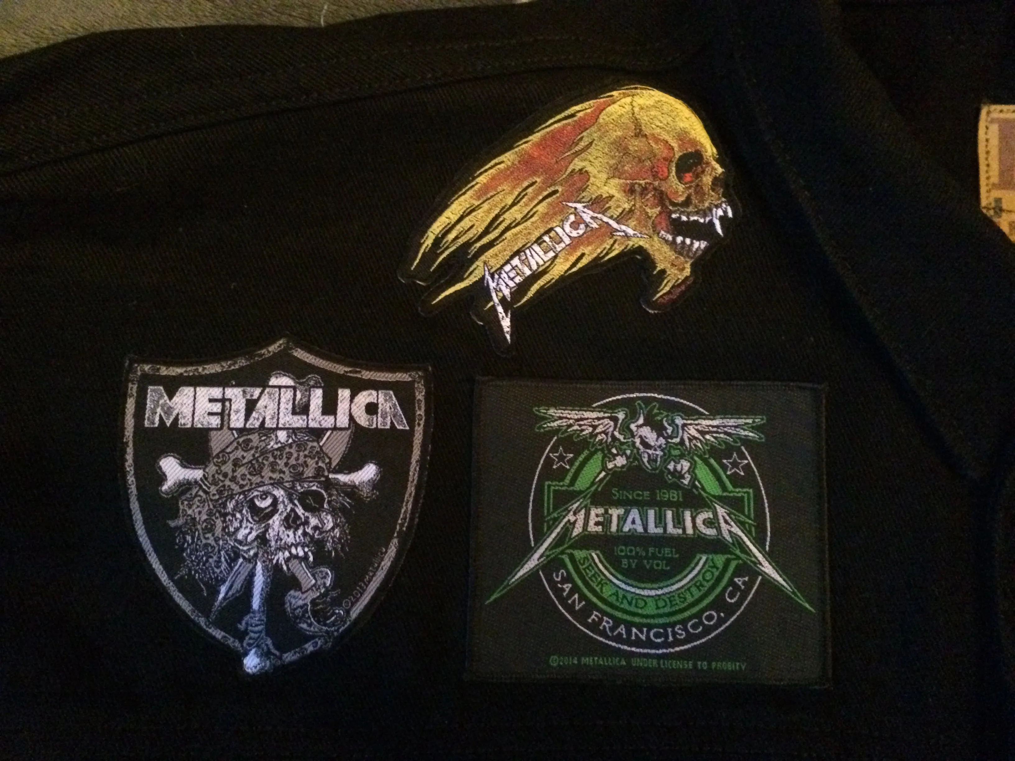 Metallica Fully Loaded Patch Vest Denim Cut-Off Thrash Metal Battle Jacket