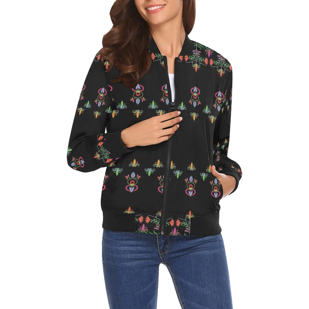 Metis Corn Mother Bomber Jacket for Women