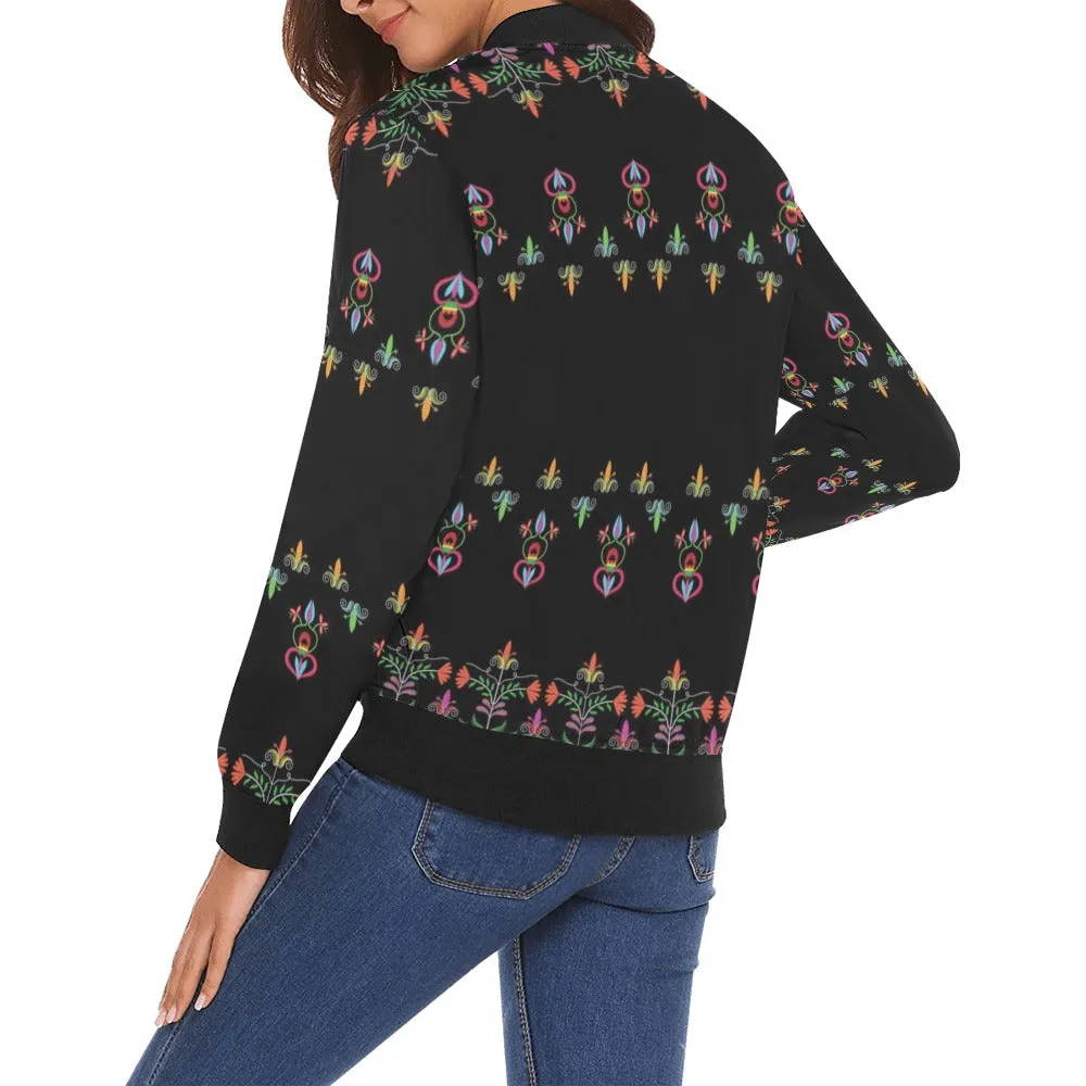 Metis Corn Mother Bomber Jacket for Women