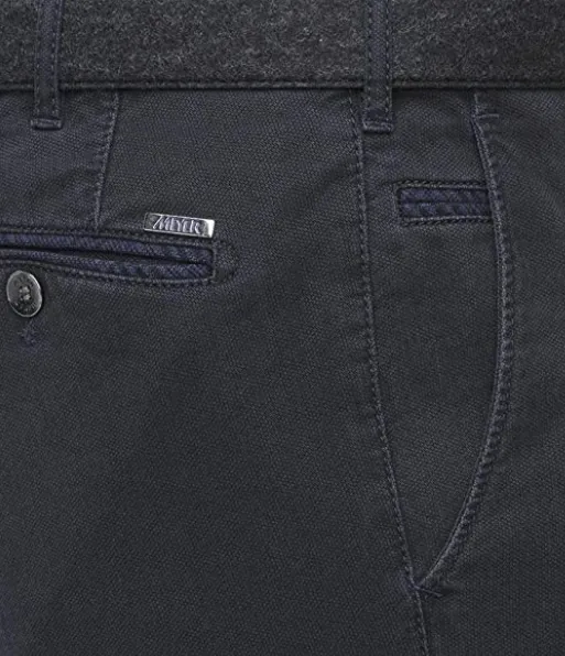 Meyer - Roma, Grey Super Stretch Trouser