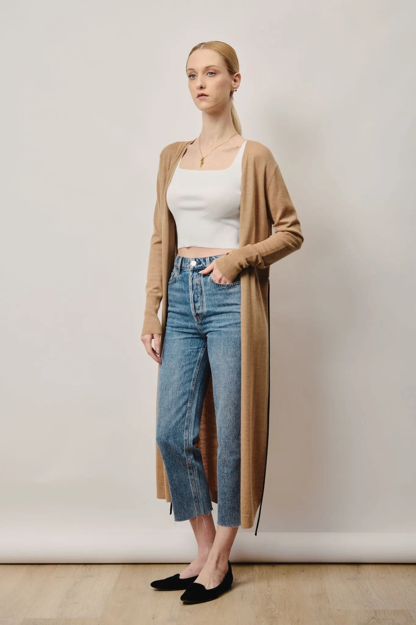 MIC maxi cardigan (Sand)