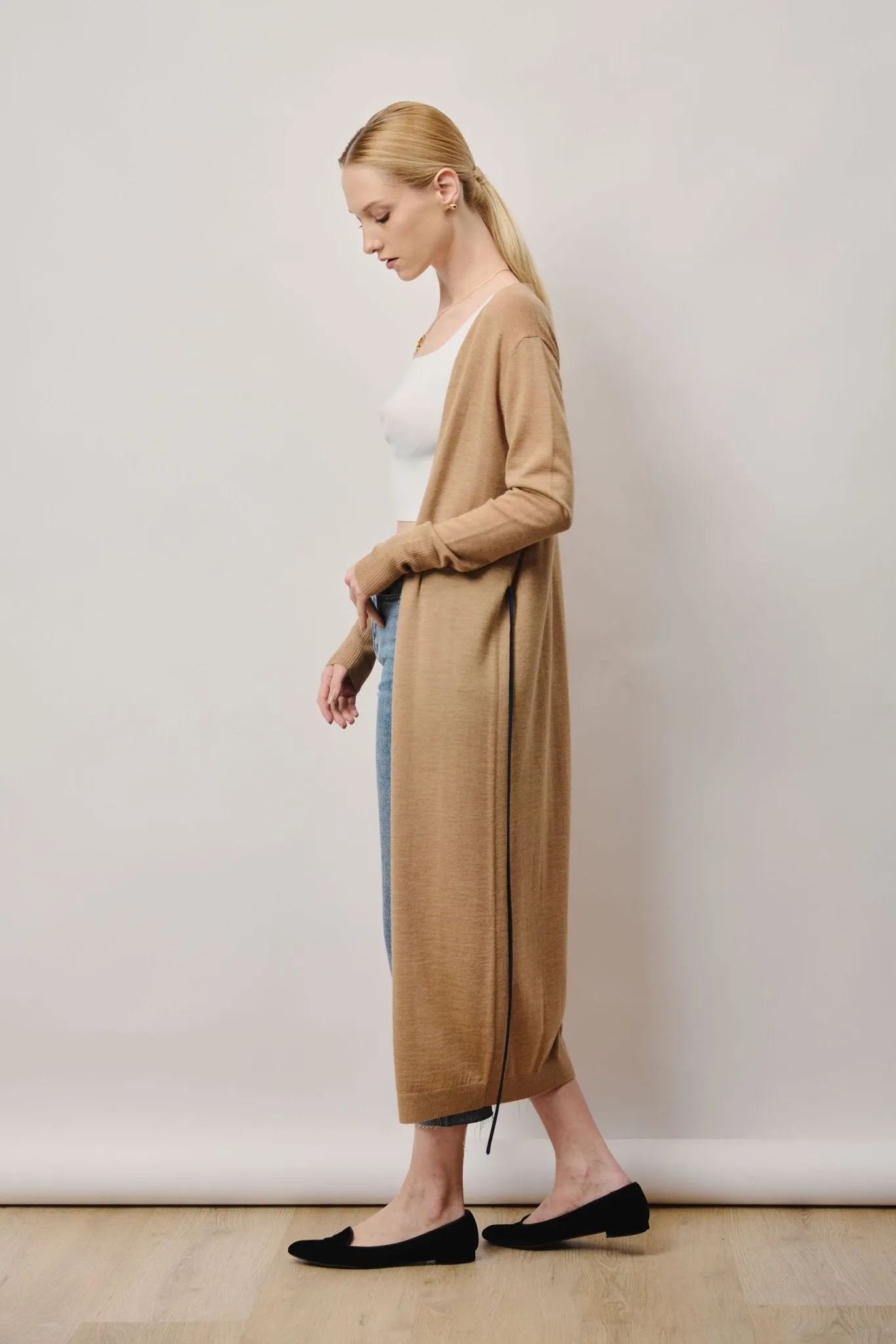 MIC maxi cardigan (Sand)