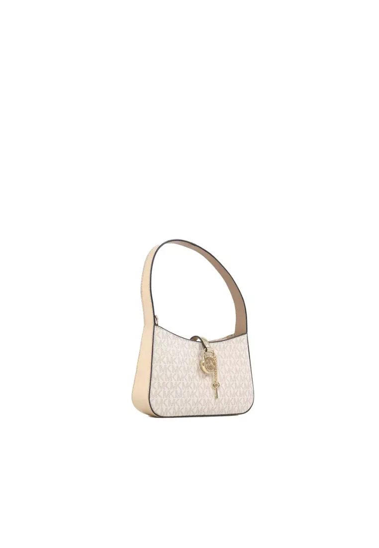 Michael Kors Lyra Small Pochette Shoulder Bag In Pale Gold 35T4G1YC5V