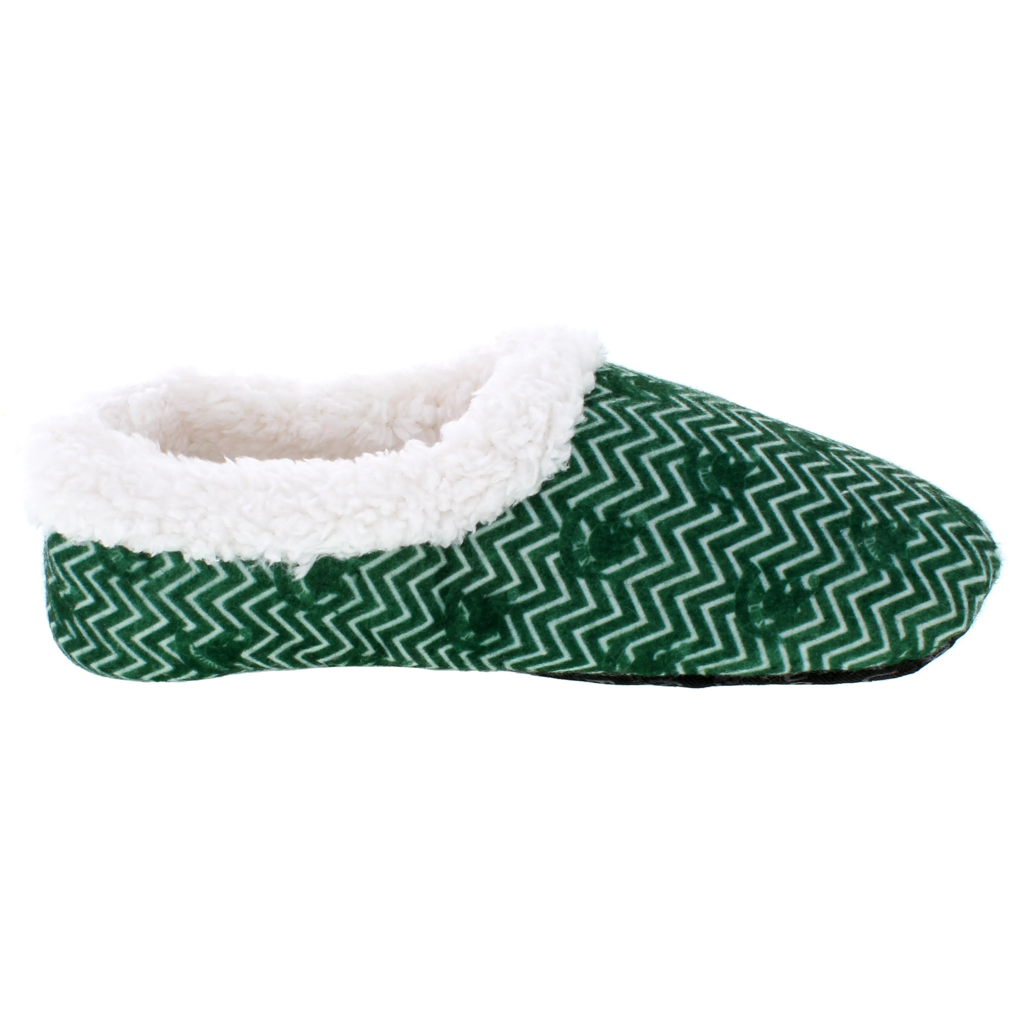 Michigan State Spartans Chevron Slip On Slippers