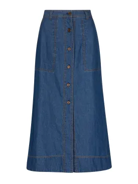 Mid-blue Mabel denim skirt