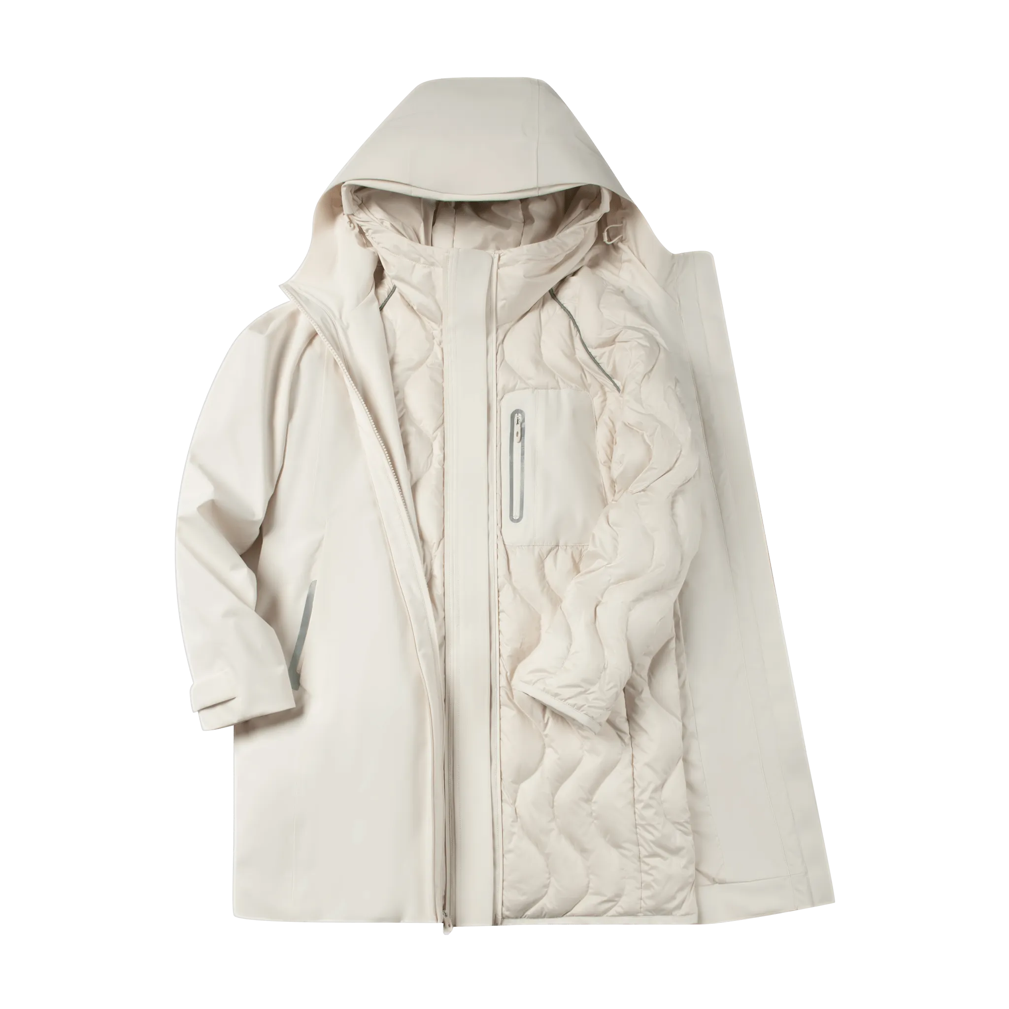 Mid-Length Goose Down Jacket