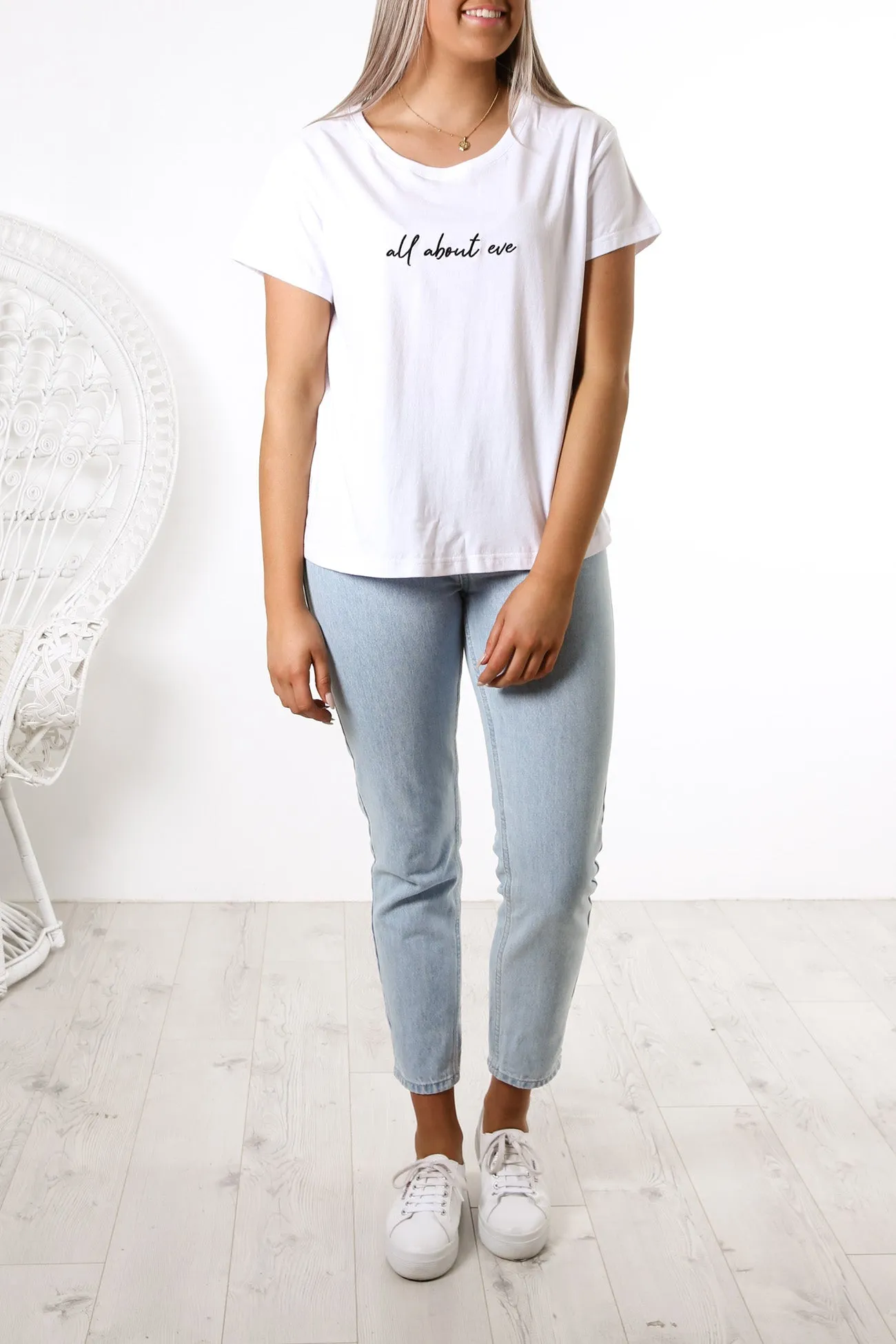 Mika Relaxed Tee White