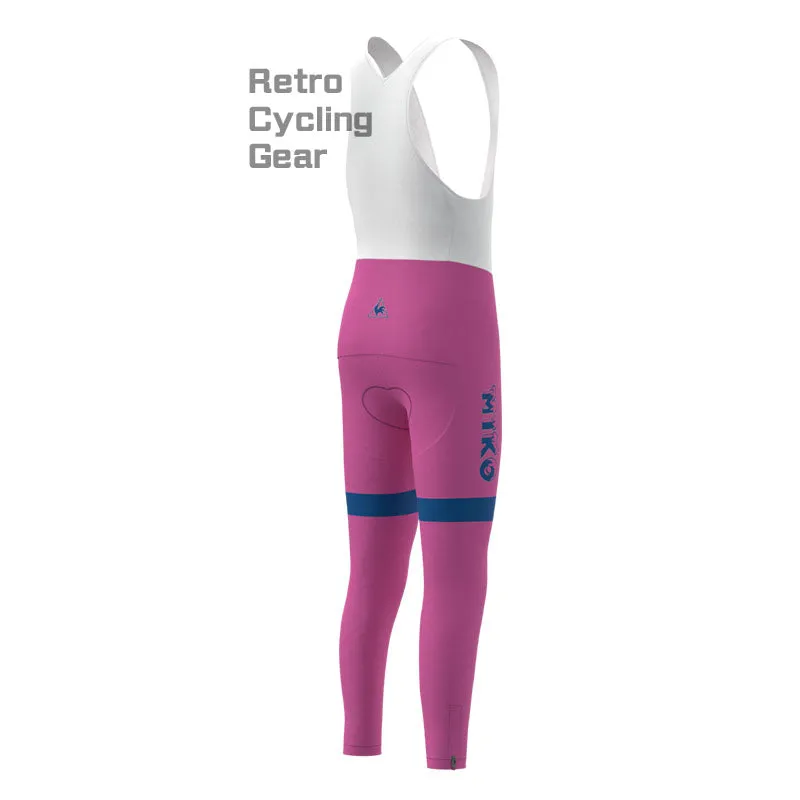 MIKO Purple Retro Long Sleeve Cycling Kit