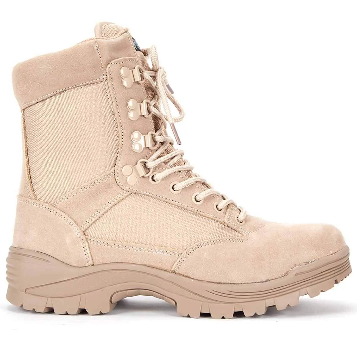 Mil-Tec Tactical Side Zip Khaki Desert Boots