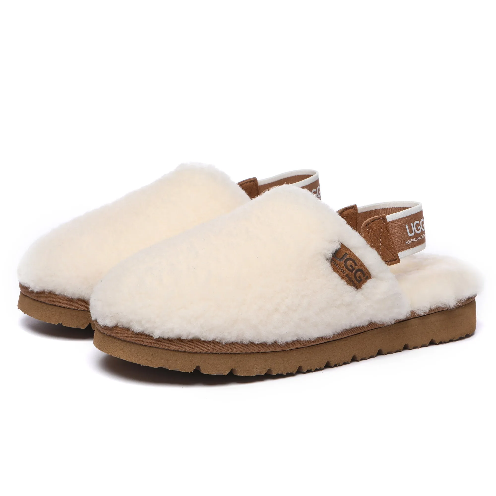 Mila Removable Strap Slingback UGG Slippers