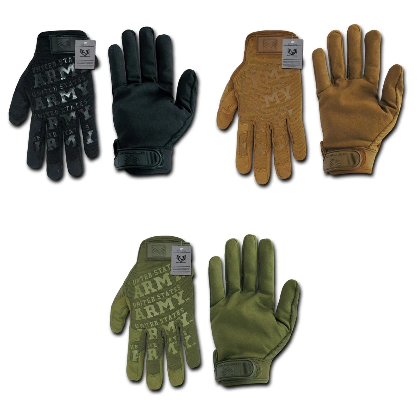 Military Lightweight US Army Mechanics Work Gloves