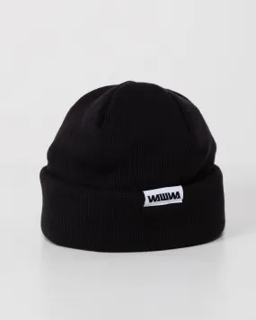 Mill Cotton Beanie - Black